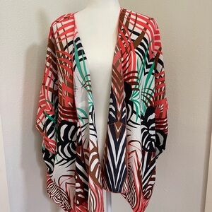 Tropical Print Swim Coverup